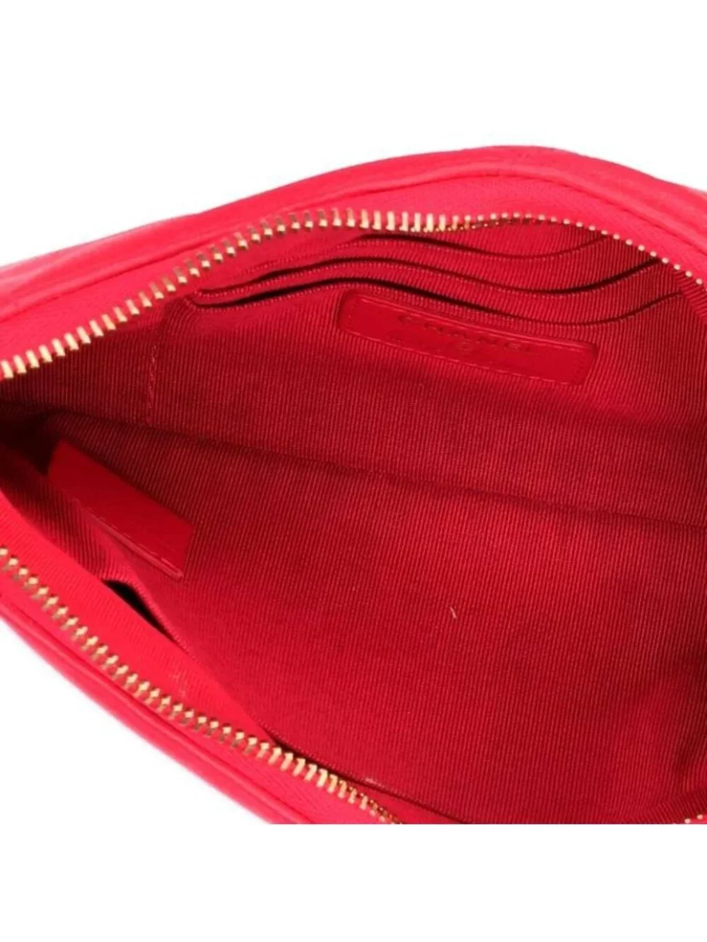 Chanel CC Logo Lambskin Pouch